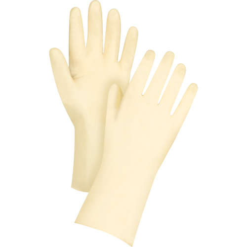 Gants de conserverie de premi&egrave;re qualit&eacute;, Taille Petit/7, 12" lo, Latex de caoutchouc, 18 mils Distribution Industrielle GC