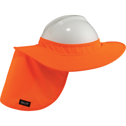 Chill-Its&reg; 6660 Hard Hat Brims, Hi-Vis Orange Distribution Industrielle GC