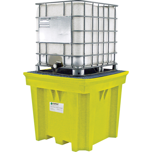 GRV Space-Saver sans drain, Capacit&eacute; de d&eacute;versement 275 gal. US, 57" x 57" x 48" Distribution Industrielle GC