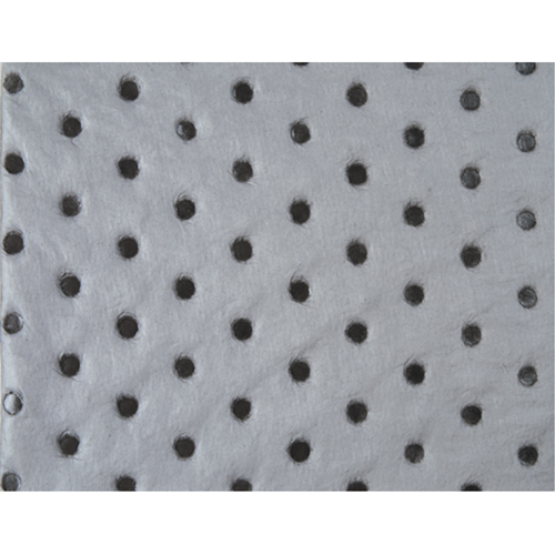 Feuilles absorbantes en fibres fines de calibre industriel, Universel, 15" x 17", 40 gal. d'absorption Distribution Industrielle GC