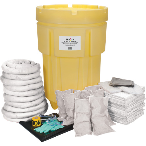 Shop Spill Kit, Oil Only, Drum, 95 US gal. Absorbancy Distribution Industrielle GC