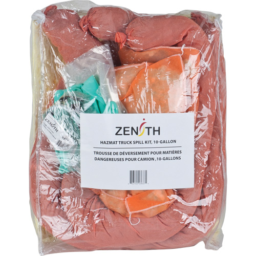 Trousse de lutte contre les d&eacute;versements pour camion, Mati&egrave;res dangereuses, Sac, Absorbance de 10 gal. US Distribution Industrielle GC