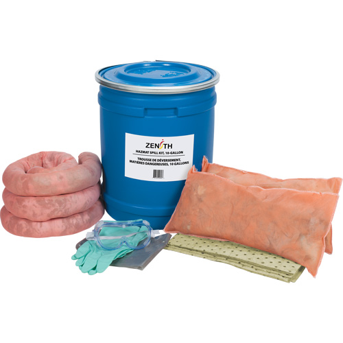 Trousse de lutte contre les d&eacute;versements pour camion, Mati&egrave;res dangereuses, Baril, Absorbance de 10 gal. US Distribution Industrielle GC