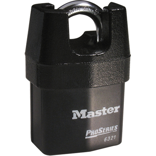 Cadenas prot&eacute;g&eacute; ProSeries, Noir, Cl&eacute;s diff&eacute;rentes, Acier lamin&eacute;, Largeur de 2-3/8" Distribution Industrielle GC