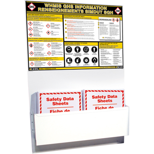 GHS Information Stations, English & French, Binders Included Distribution Industrielle GC
