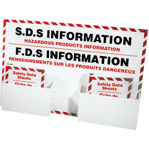 Safety Data Sheet Information Stations, English & French, Binders Included Distribution Industrielle GC