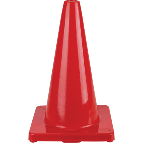 Coloured Traffic Cone, 18", Red Distribution Industrielle GC