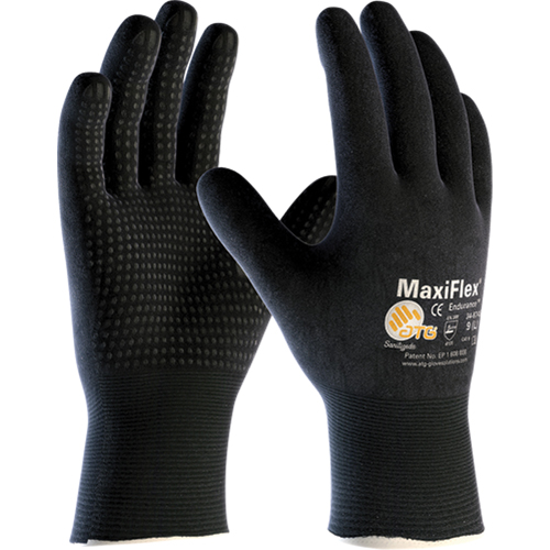 Gants ATG MaxiFlex Endurance 34-8745, 7/Petit, R&ecirc;vetement Mousse de nitrile, Calibre 15, Enveloppe en Nylon Distribution Industrielle GC