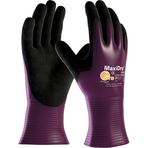 Gants ATG MaxiDry 56-426, 7/Petit, R&ecirc;vetement Nitrile, Calibre 15, Enveloppe en Nylon Distribution Industrielle GC