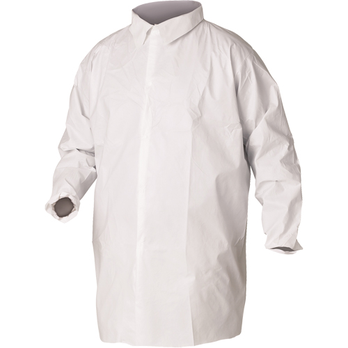 KleenGuard A20 Lab Coats, SMS, White, Large Distribution Industrielle GC