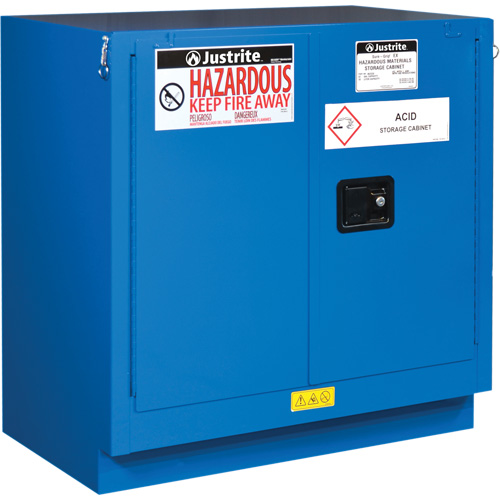 Sure-Grip&reg; Ex Hazardous Material Undercounter Safety Cabinets, 22 gal., 35" x 35" x 22" Distribution Industrielle GC