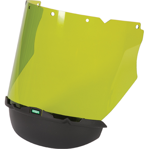 V-Gard&reg; Visor with Chin Protector for Arc Flash Application, Polycarbonate, Green Tint Distribution Industrielle GC