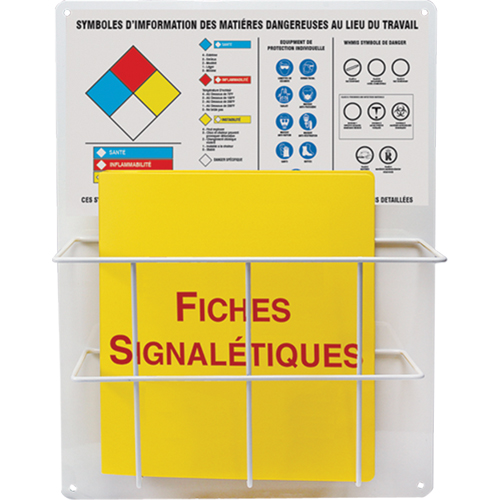 Haz-Mat Basket Style Centre Boards, French, Binders Included Distribution Industrielle GC