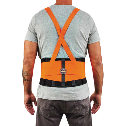 Ceinture de support dorsal haute visibilit&eacute; en &eacute;lasthanne ProFlex 100HV, &eacute;lastique, Petit Distribution Industrielle GC