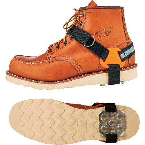 Crampons &agrave; glace de talon TREX 6315, Acier, Traction Plaque, Grand/Moyen Distribution Industrielle GC