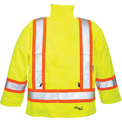 Manteaux 300 deniers Professional Journeyman, Polyester, Petit, Jaune lime haute visibilit&eacute; Distribution Industrielle GC