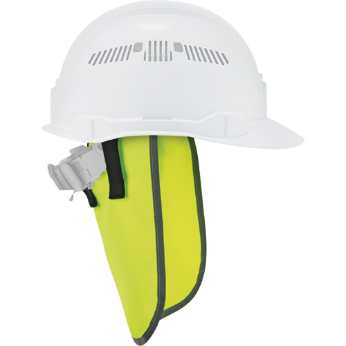 Pare-soleil de cou pour casque de protection GloWear 8006, Vert lime haute visibilit&eacute; Distribution Industrielle GC