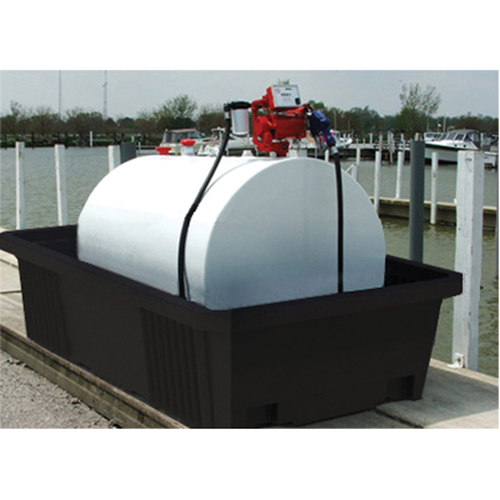 Unit&eacute; de confinement Poly-Tank 550 avec drain, 113" lo x 71" la x 32" h, 750 gal. US Capacit&eacute; Distribution Industrielle GC