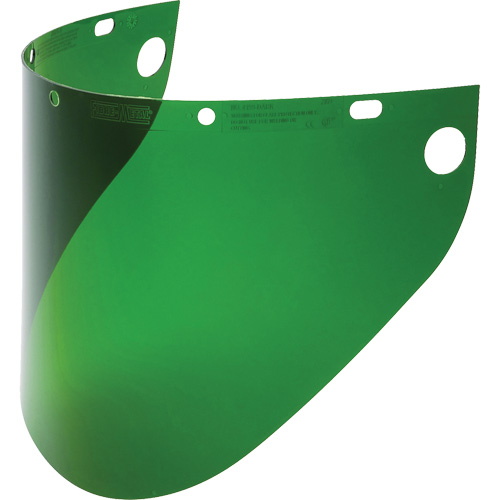 Fibre-Metal&reg; Extended View Faceshield Visor, Propionate, Green Tint Distribution Industrielle GC