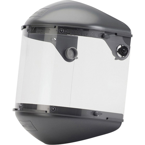 Syst&egrave;me de visi&egrave;re haute performance &agrave; double couronne 4" Fibre-Metal, Propionate, Suspension Rochet Distribution Industrielle GC