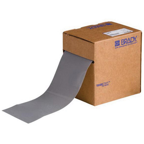 Ruban de marquage pour planchers ToughStripe, 4" x 100', Polyester, Gris Distribution Industrielle GC