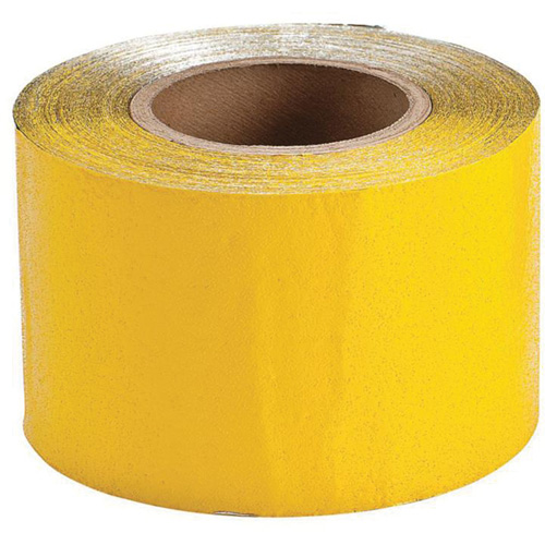 Ruban de marquage temporaire pour la chauss&eacute;e, 4" x 150', Vinyle, Jaune Distribution Industrielle GC