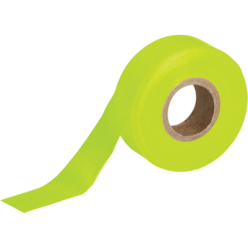 Flagging Tape, 1.188" W x 150' L, Fluorescent Lime Distribution Industrielle GC