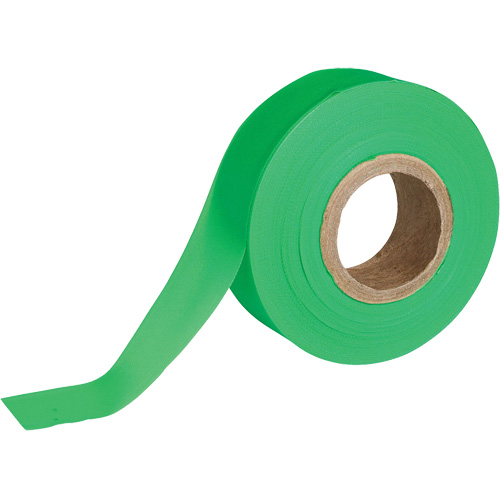 Ruban pour signalisation, 1,188" la x 150' lo, Vert fluorescent Distribution Industrielle GC