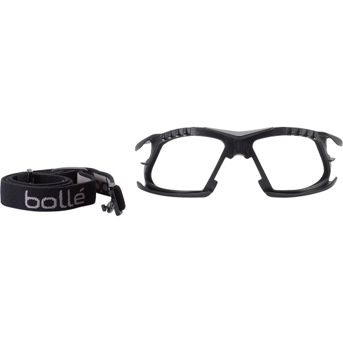 Garniture amovible en mousse et bandeau pour lunettes de s&eacute;curit&eacute; RUSH+ Distribution Industrielle GC