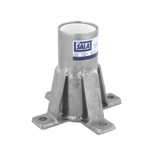 Base de potence pour collier de passage pour installation sur le plancher DBI-SALA Advanced Distribution Industrielle GC