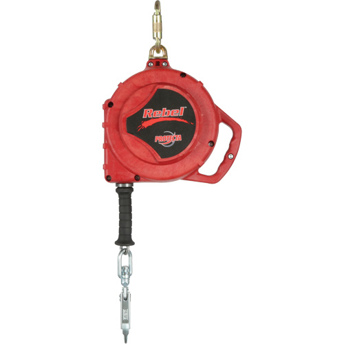 Rebel Self Retracting Lifeline, 50', Stainless Steel, Swivel Distribution Industrielle GC