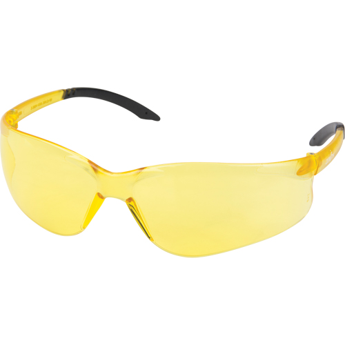 Z2400 Series Safety Glasses, Amber Lens, Anti-Scratch, ANSI Z87+/Meets/Exceeds CSA Z94.3 Distribution Industrielle GC