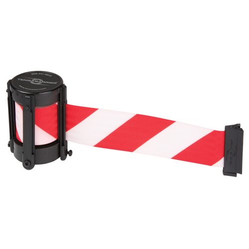 Cassettes de rechange pour Tensabarrier pour l'ext&eacute;rieur, Advance ou StowAway, 13', Ruban Blanc Distribution Industrielle GC