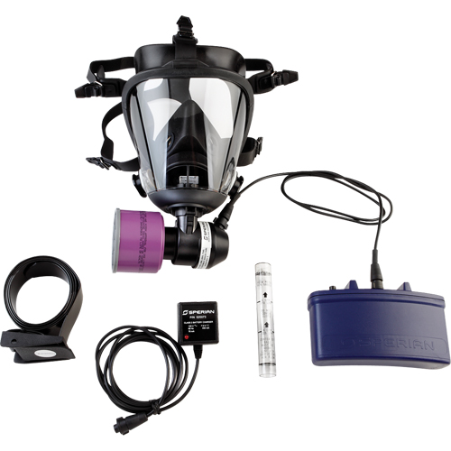 APR motoris&eacute; facial s&eacute;rie PR500, Respirateur &agrave; masque, Pile NiCd Distribution Industrielle GC