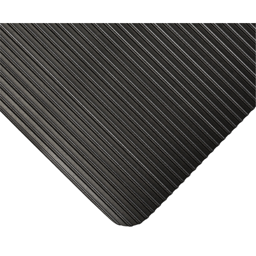 Tapis KleenSweep No 391, Couloir, 3' x 105' x 1/8", Noir Distribution Industrielle GC