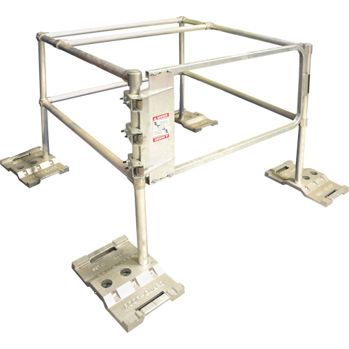 Syst&egrave;me RoofGuard classique - Trousse pour trappe, Aluminium, 48" la x 48" lo x 42" ha Distribution Industrielle GC