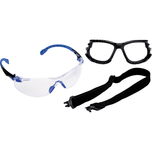 Solus Safety Glasses with Scotchgard Lens Kit, Clear Lens, Anti-Fog, Meets/Exceeds CSA Z94.3 Distribution Industrielle GC