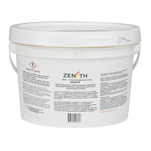 Neutralisant absorbant de produit basique, Sec, 3,5 kg, Caustique Distribution Industrielle GC