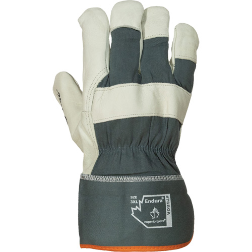 Endura&reg; Winter Fitters Gloves, X-Large, Grain Cowhide Palm, Boa Inner Lining Distribution Industrielle GC