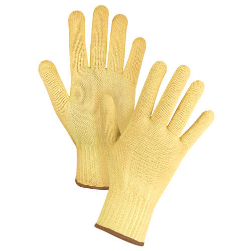 Gants tricot&eacute;s sans couture, Taille Grand/9, Calibre 7, Enveloppe en Kevlar, ASTM ANSI niveau A2/EN 388 niveau 3 Distribution Industrielle GC