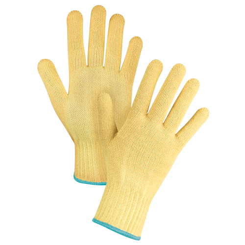 Gants tricot&eacute;s sans couture, Taille T-Grand/10, Calibre 7, Enveloppe en Kevlar, ASTM ANSI niveau A2/EN 388 niveau 3 Distribution Industrielle GC