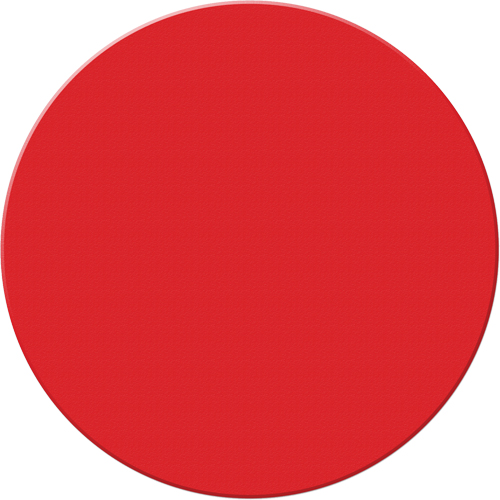 Marqueurs all&eacute;g&eacute;e/5S Armor Stripe, Cercle, 6" lo x 6" la, Rouge, Plastique Distribution Industrielle GC