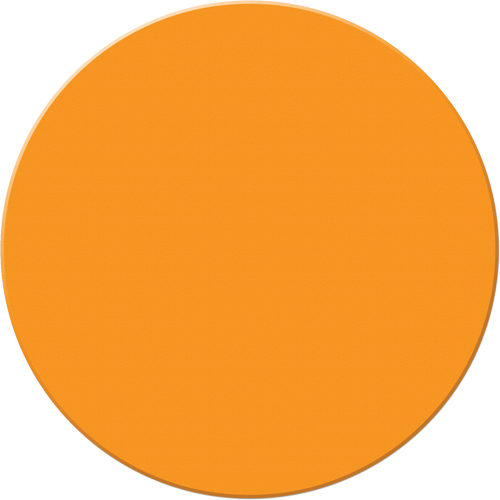 Armor Stripe Lean/5S Markers, Circle, 6" L x 6" W, Orange, Plastic Distribution Industrielle GC