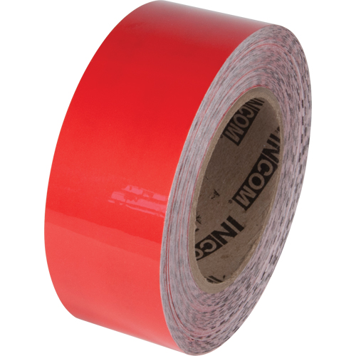 Tuff Mark&reg; Floor Marking Tape, 2" x 100', Polyester, Red Distribution Industrielle GC