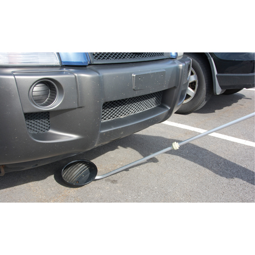 Miroir d'inspection, 8,5" dia, Ronde, Poign&eacute;e 47" Distribution Industrielle GC