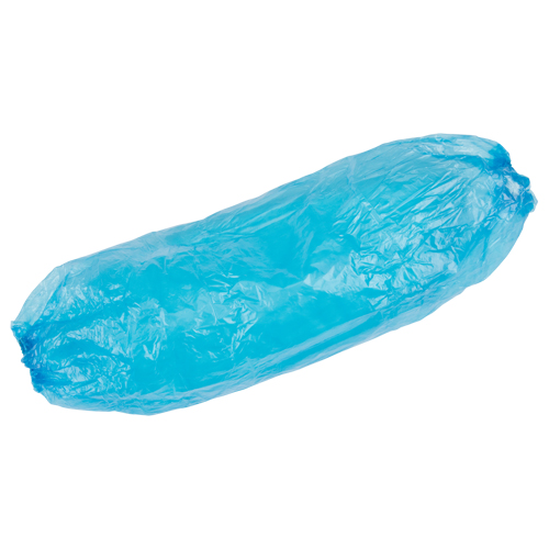 Disposable Sleeves, 18" long, Polyethylene, Blue Distribution Industrielle GC