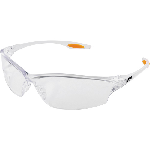 Lunettes de s&eacute;curit&eacute; Law 2, Lentille Transparent, ANSI Z87+ Distribution Industrielle GC