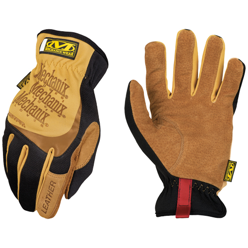 Gants Fastfit, Petit, Paume en Cuir fleur, Poignet &eacute;lastique Distribution Industrielle GC