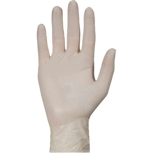 KeepKleen&reg; Disposable Medical Exam Grade Gloves, Large, Latex, 5-mil, Powder-Free, White, Class 2 Distribution Industrielle GC