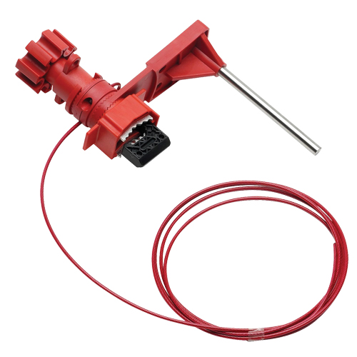 Petit dispositif de verrouillage avec bras de blocage pour valves, Type Universel Distribution Industrielle GC